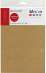 Artemio 13020035 10 Feuilles de Papier adhésives A4 Kraft ,Beige, 21 x 0,5 x 32,7 cm