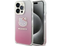 Apple Iphone 14 Pro Hello Kitty-Deksel Iml Gradient Electrop Kitty Head (Hkhcp14lhdgkep) Rosa Farge