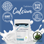 Calcium Carbonate 60 Tablets Pills 400mg Mineral Food Supplements Vitamin