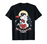 Valentine's Day Love Gothic Romance Vampire Couple T-Shirt