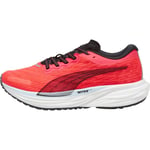 Puma Deviate Nitro 2 Womens Running Shoes Red Cushioned Carbon Sports Trainers