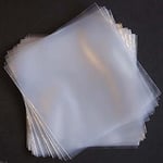 NANDEYIBI Nonsolo-Computer Lot de 50 enveloppes pour disques vinyles 12" Pouces (33 Tours) couvertures de Protection Transparentes