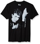 Liquid Blue Men's David Bowie Heroes Short Sleeve T-Shirt, Black, Large