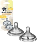 Tommee Tippee Closer to Nature Baby Bottle Teats, Breast-Like, Anti-Colic Valve,