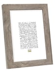 Deknudt Frames S45RH7 Cadre Photo Moulure Bloc Bois Gris/Beige 24 x 30 cm