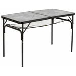 Table de camping pliable Northgate 120x60 cm Aluminium Bo-camp Noir et gris