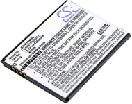 Kompatibelt med Alcatel One Touc POP C2, 3.7V, 1300 mAh