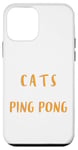 Coque pour iPhone 12 mini t-shirt amusant life is not all dogs and ping pong