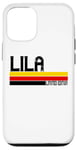 Coque pour iPhone 14 LILA Prénom Personnalisé Mignon Idée Vintage Femme LILA