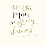 To The Man Of My Dreams Valentine's Day Greeting Card Valentines Cards