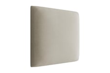 AYERBE Väggpanel 60x4x60  cm Stoppad Sammet/Beige - Väggpanel