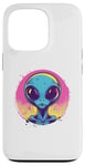 Coque pour iPhone 13 Pro Alien Pop Art Extraterrestre Visage