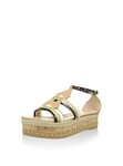 Just Cavalli Femme, Sandales habillées, SANDAL, Beige, 38 EU