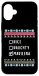 Coque pour iPhone 16 Plus Gentile Coquine Noël Marilena Pull Moche