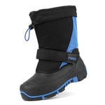 riemot Enfant Bottes de Neige Garçon Fille Imperméable Chaussures d'hiver Chaudes Antidérapantes Bottes Bottines de Randonnée Boots de Trekking Outdoor,Bleu,31 EU