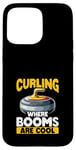 Coque pour iPhone 15 Pro Max Le curling là où les balais sont cool