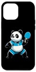 Coque pour iPhone 13 Pro Max Joueur de tennis de table Panda Pandabear