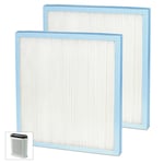 HEPA Filter for HOMEDICS AR-20 AR20 Professional Air Purifier AR-2FLT Blue x 2