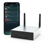 Arylic Up2Stream A50+ Amplificateur WiFi & Bluetooth TPA3116, DC/2.0 Stereo Channel,AirPlay DLNA,Multiroom Sync, 24bit 192 kHz HiFi Audio Streaming Amplificateur intégré pour Les Enceintes domestiques