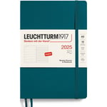 Kalender A5 2025 Weekly Planner/Notebook Soft Pacific Green Leuchtturm1917