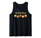 My Book Moods – Cute Book Lover & Novel Reader Quote Tank Top