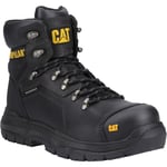 Caterpillar Unisex Diagnostic 2.0 Leather Black Safety Boots material_leather1 - Size UK 8