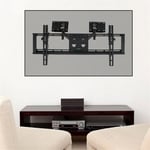 Swivel Full Motion Tilt TV Bracket Dual-Arm Wall Mounted Stand fr 32"-65" Screen