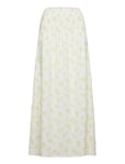 Smock Maxi Skirt Maxiklänning Festklänning Multi/patterned Gina Tricot