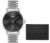 Hugo Boss Confidence Mens Silver Watch 1570146 Stainless Steel (archived) - One Size