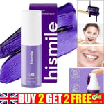 Hi smile v 34 Colour Corrector Tooth Stain Removal Purple Teeth Whitening UK