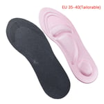 4D Memory Foam Skor Innersula Andas Smärtmassage Fasciit I Pink EU 35-40