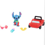 Disney Stitch Lekesett m/ figur og tilbehør - Surf & Sun