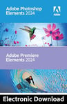 Adobe Photoshop&Premiere Elements 2024|1 Device|1 User|PC|Digital Download