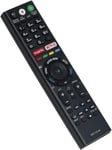 RMF-TX310E Voice Remplacement de la télécommande Convient pour Sony TV KD-49XF8096 KD-49XF8505 KD-49XF8577 KD-49XF8596 KD-49XF8796 KD-49XF9005 KD-49XG8096 KD-49XG8305 KD-49XG8396 KD-49XG9005 KD-55AG8