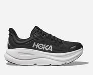 HOKA Bondi 9 Chaussures pour Femme en Black/White Taille 43 1/3 | Route