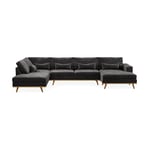 U-Soffa Scandinavian Choice Copenhagen Sammet