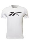 Reebok Men's Graphic Series Vector T Shirt, White, XL