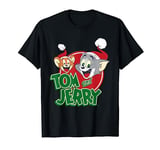 Tom & Jerry Christmas Hats Logo T-Shirt