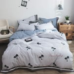 Duvet Covers Full Queen Size Comforter Set Mens Bedding Set Double Bed 100% Cotton Double Duvet Covers Set Grey Bedding Sets King Size Duvet Cover Quilt Cover Cotton with Pillowcases Double Bed Twin