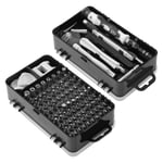 De Tournevis 115 En 1 Kit D'outils De Réparation Magnétique Professionnel Pour Téléphone, Ordinateur, Montre, Ordinateur Portable, , Console De