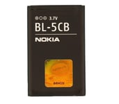 Nokia Bl-5Cb, Batteri, Sort, Lithium-Ion (Li-Ion), 800 Mah, 3,7 V, Nokia