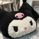 40*45cm Kawaii Sanrios Plyschkudde Kuromi My Melody Kirby Cartoon Anime Docka Leksaker Mjuk Fylld Plysch Födelsedagspresent till Barn [DB] 45CM 45CM Black-kuromi-2