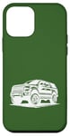 Coque pour iPhone 12 mini #snirt Coque de protection à capuche pour véhicule tout-terrain Motif SUV