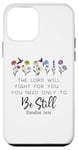 Coque pour iPhone 12 mini The Lord Will Fight For You Sign Bible Verse Exodus 14:14