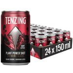 Tenzing Plant Power Shot 24x150ml Black Cherry, Guaran & Goij