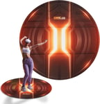 Tapis VR Pliable pour Quest 3S, Tapis antidérapant et Confortable, Tapis de Sol Rond Accessoires de réalité virtuelle pour Quest 3/Oculus Quest 2/Pro/PSVR2/HTC Vive, Orange