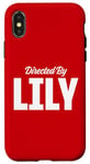 iPhone X/XS My Name Is Lily Funny Name Tag Case