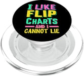 I Like Flip Charts And I Cannot Lie PopSockets PopGrip for MagSafe