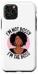 Coque pour iPhone 11 Pro Femme noire impertinente Melanine Poppin African Queen Lady Boss