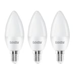 4W LED Candle Bulb E14, Daylight 6500K (pack of 3)